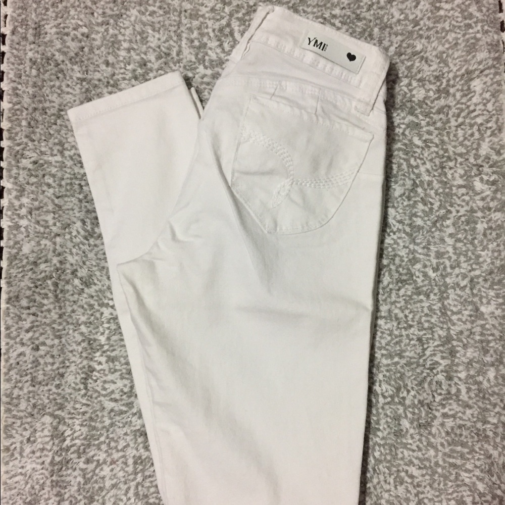 YMI white jeans